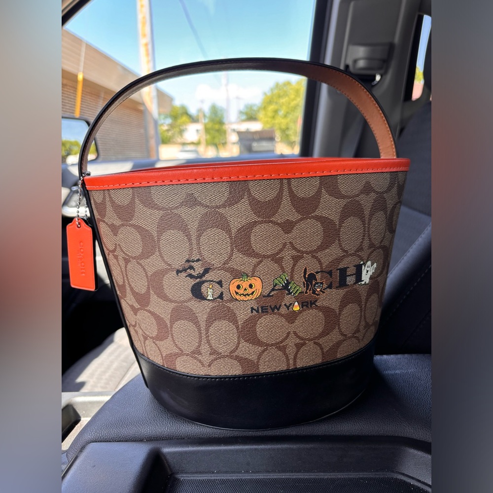 Coach Halloween Bucket Bag
